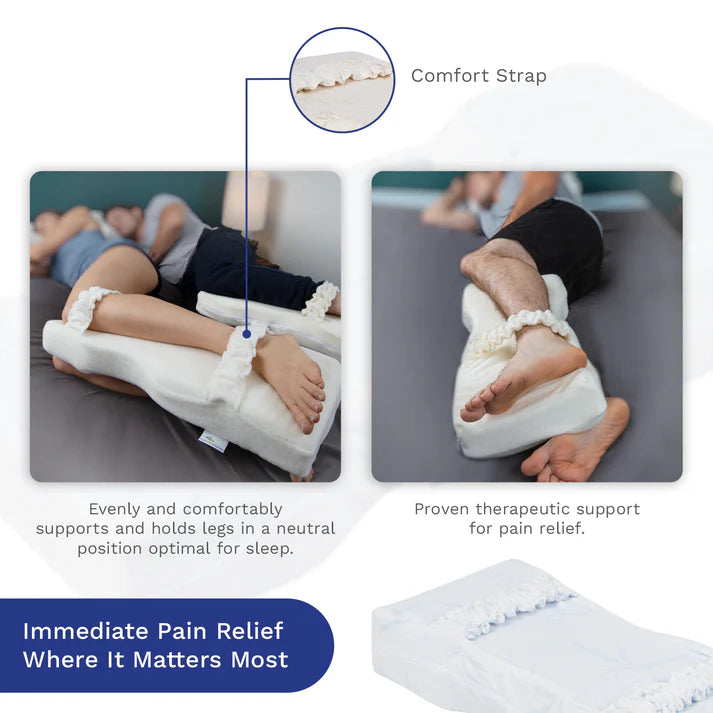 The Knee-T Leg Pillow for Pain Relief – Back Support Systems