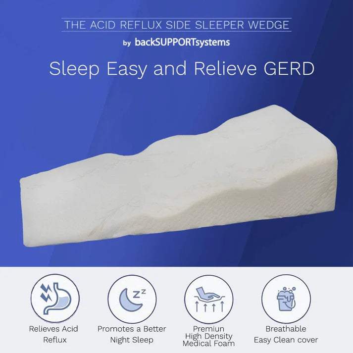 The Side Sleeping Wedge Pillow – Back Support Systems
