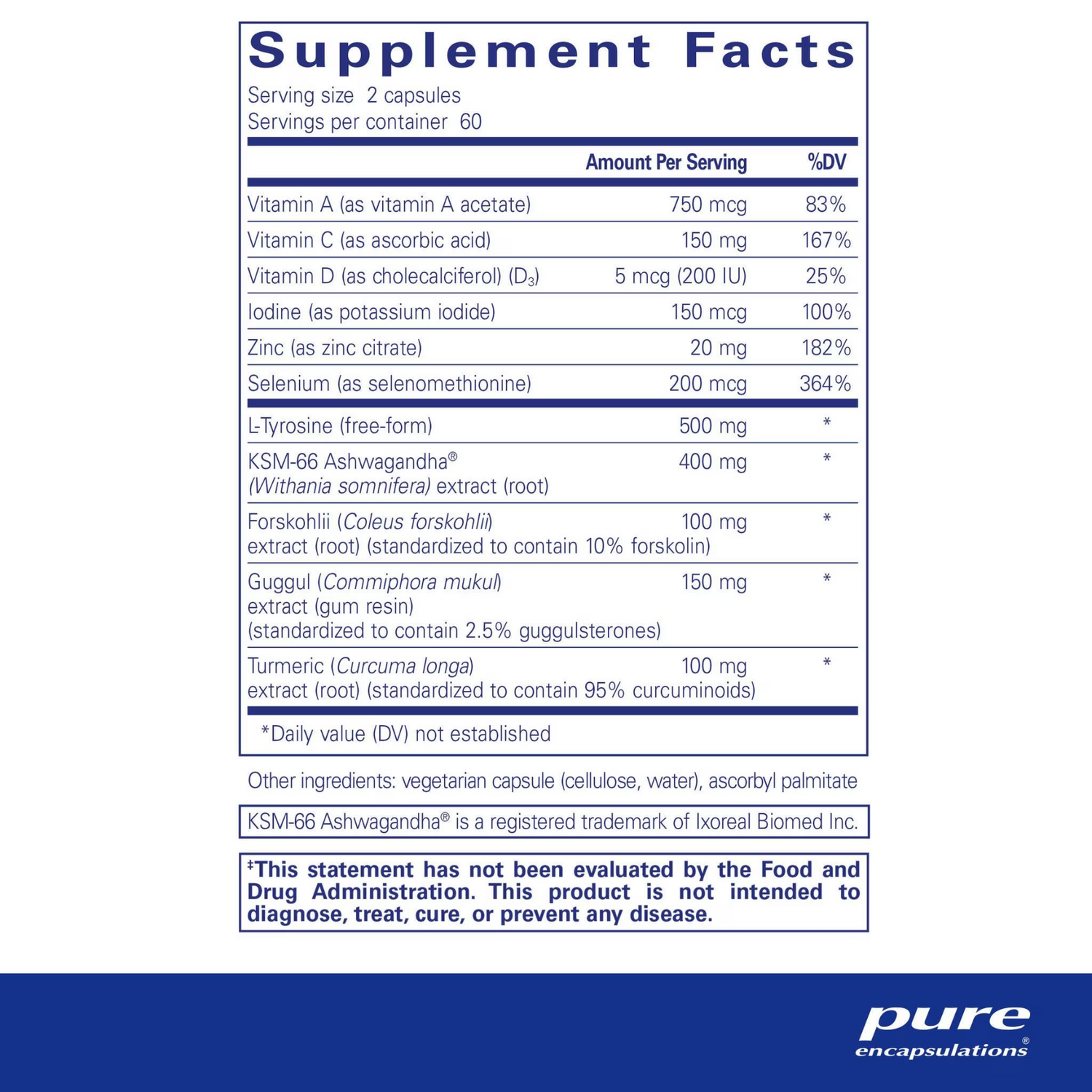Thyroid Support Complex – Pure Encapsulations