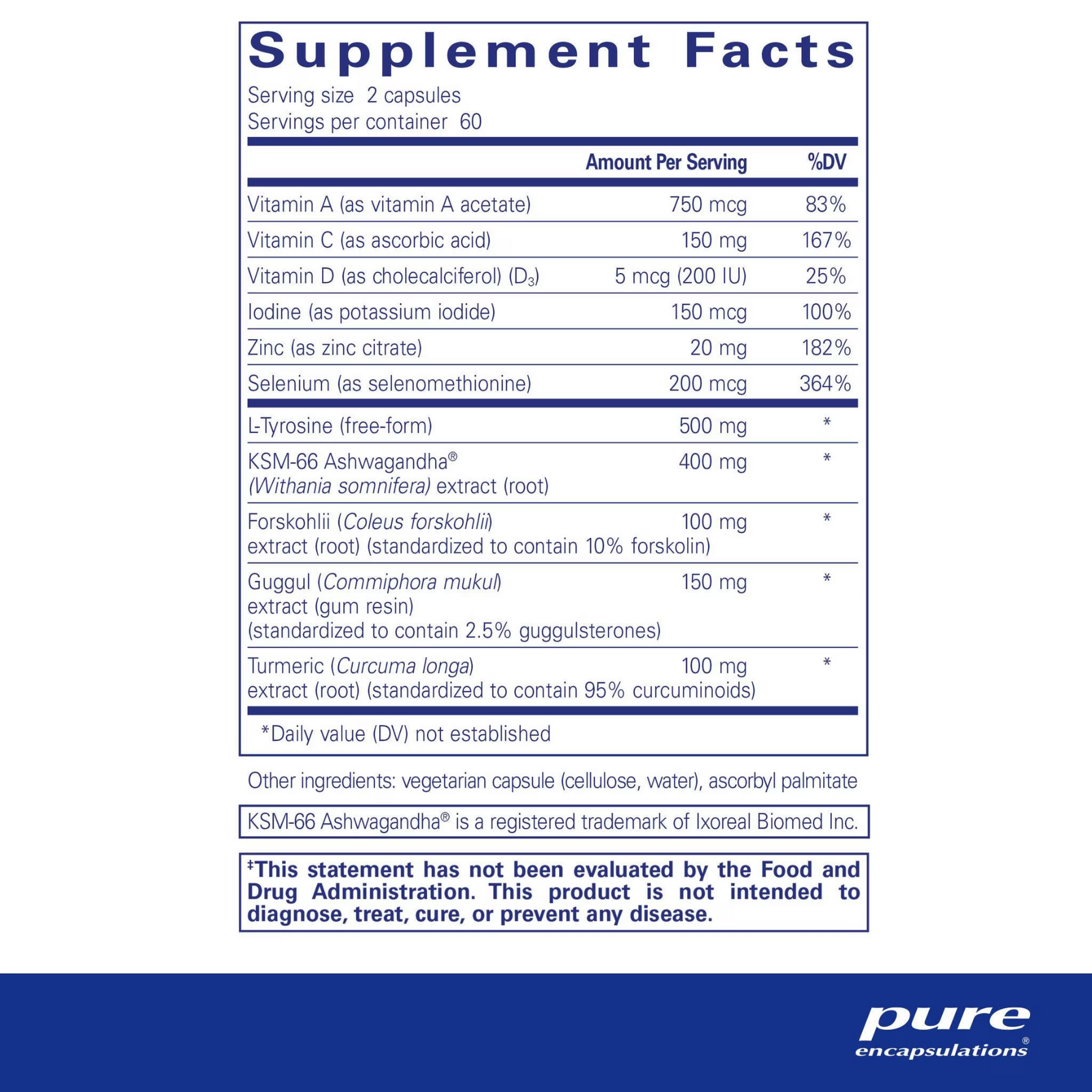 Thyroid Support Complex – Pure Encapsulations