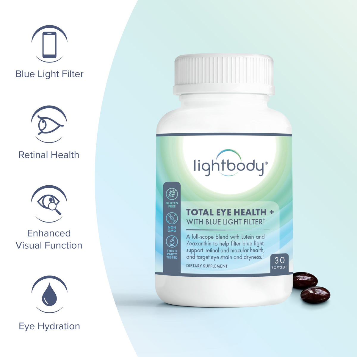Total Eye Health + With Blue Light Filter Supplement – DefenderShield