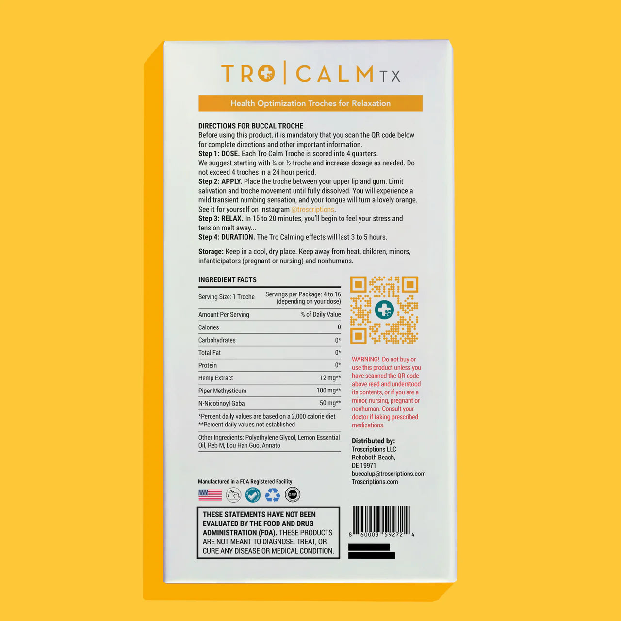 Tro Calm™ – Troscriptions