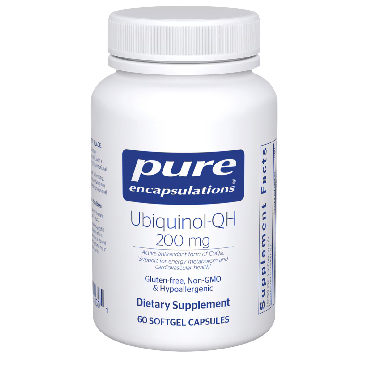 Ubiquinol-QH 200 mg 60's – Pure Encapsulations