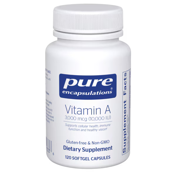 Vitamin A 3,000 mcg (10,000 IU) – Pure Encapsulations