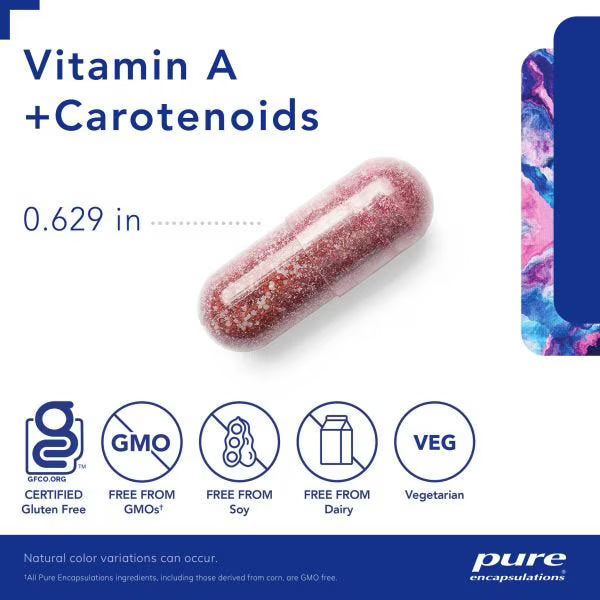 Vitamin A + Carotenoids 90's – Pure Encapsulations