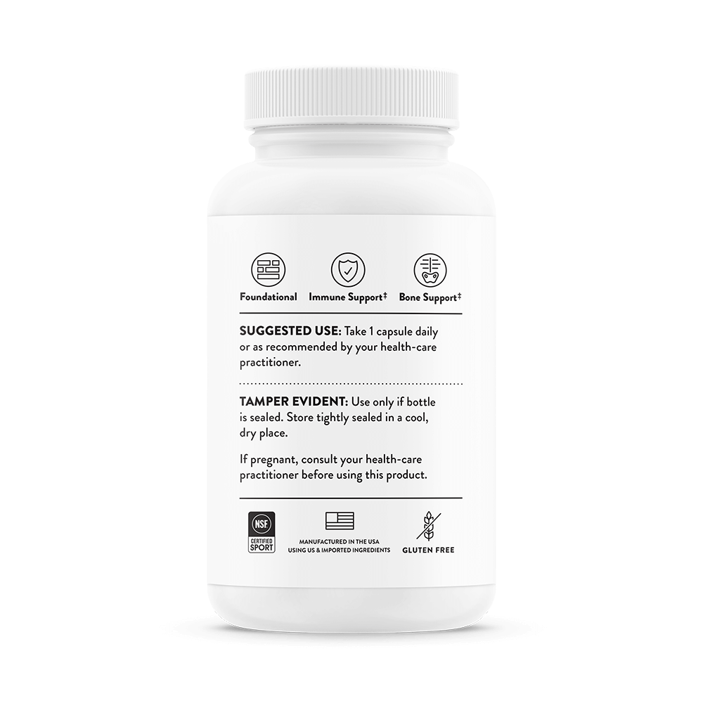 Vitamin D-5,000 - NSF Certified for Sport - 120 Servings – Thorne