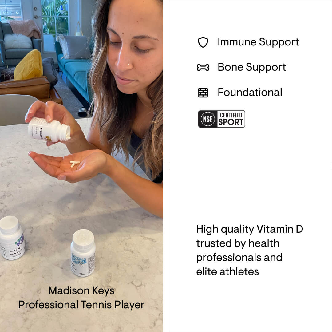 Vitamin D-5,000 - NSF Certified for Sport - 60 Servings – Thorne