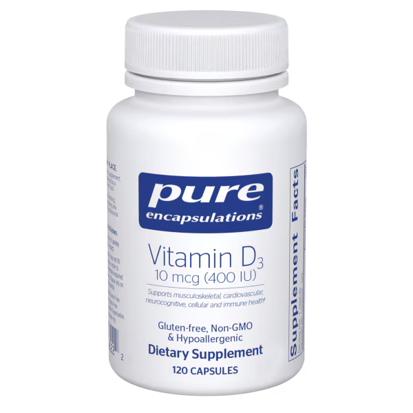 Vitamin D3 10 mcg (400 IU) 120's