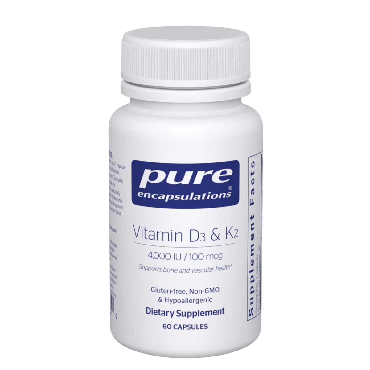 Vitamin D3 & K2 – Pure Encapsulations