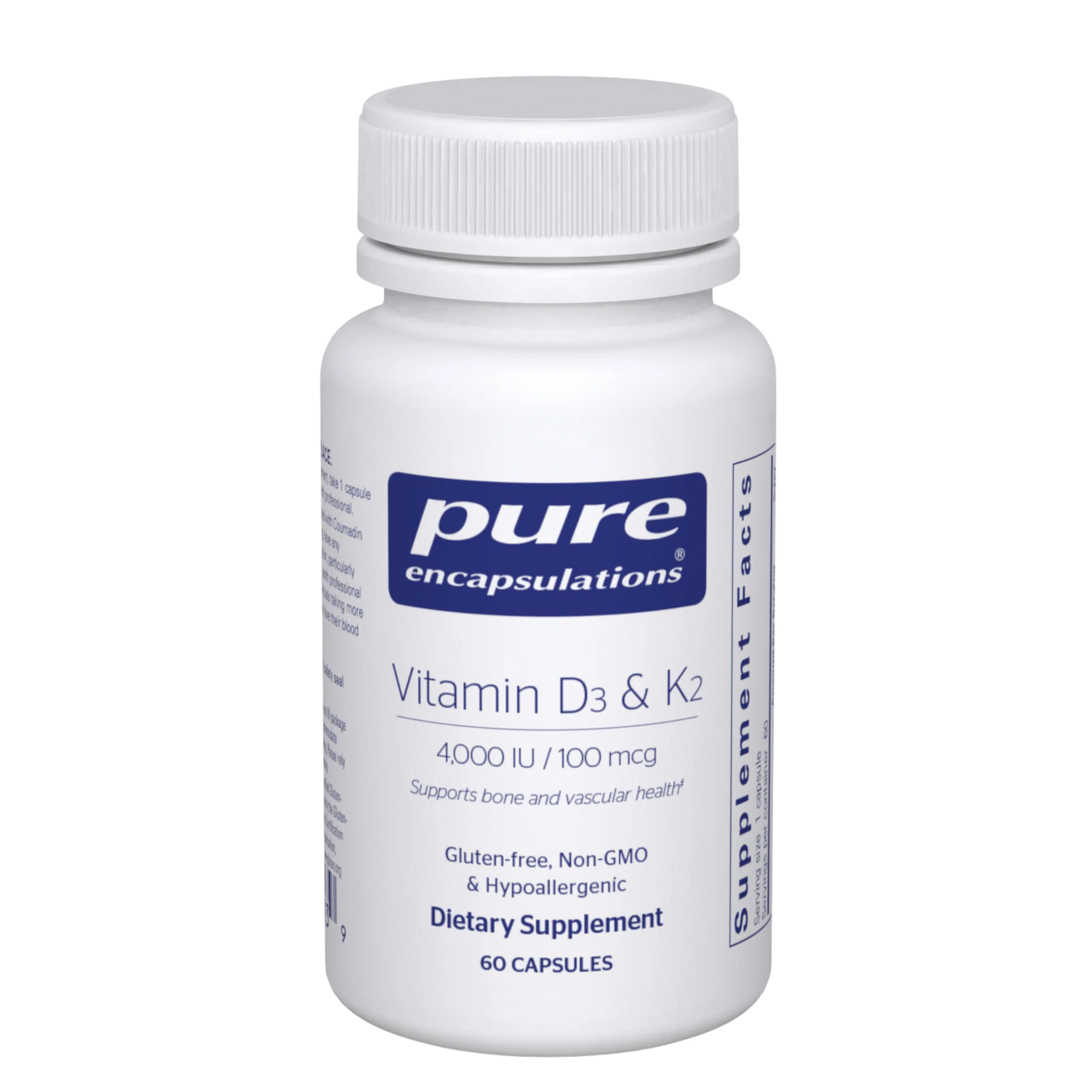 Vitamin D3 & K2 – Pure Encapsulations