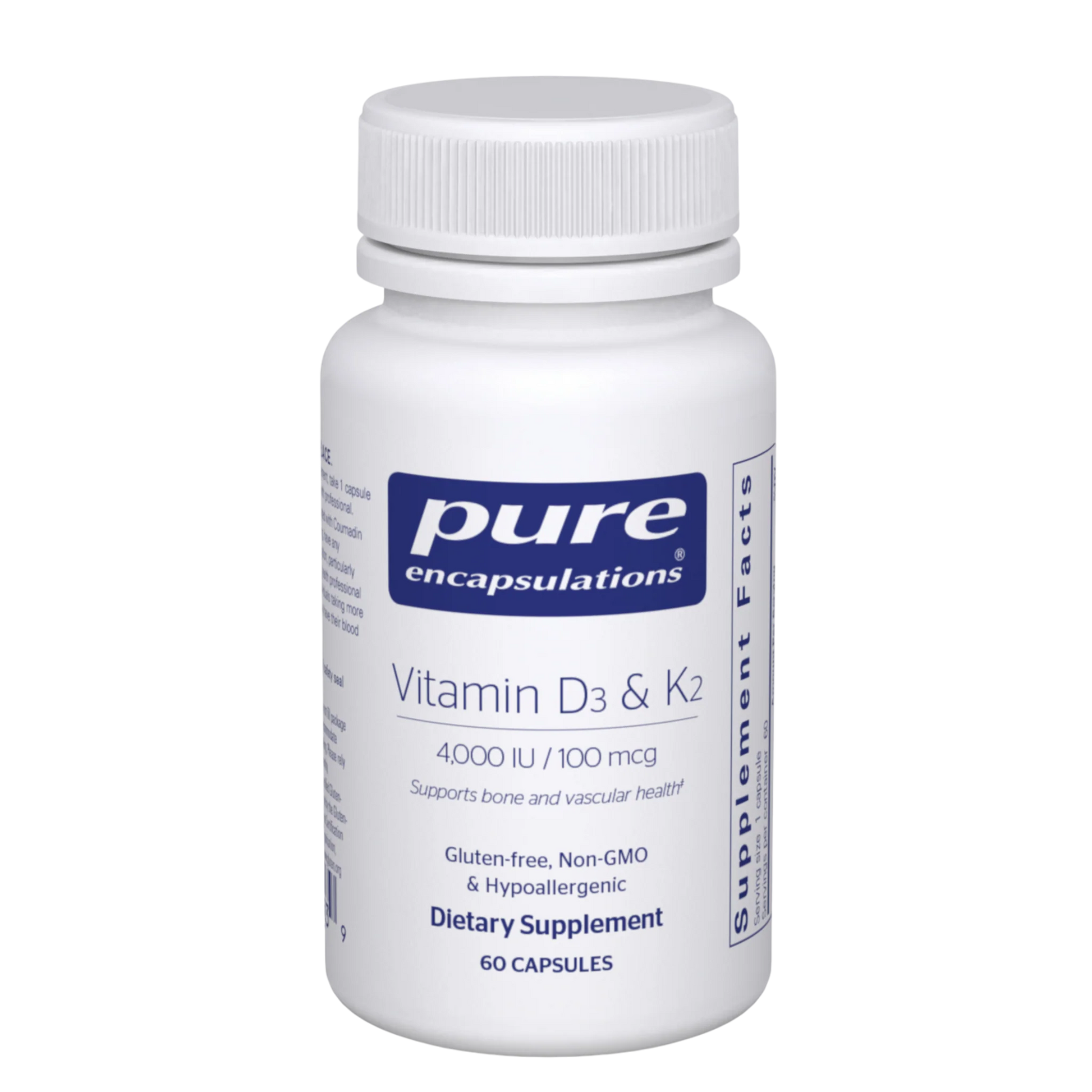 Vitamin D3 & K2 – Pure Encapsulations