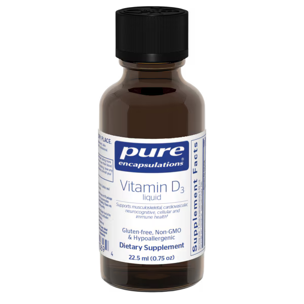 Vitamin D3 liquid 22.5 ml – Pure Encapsulations