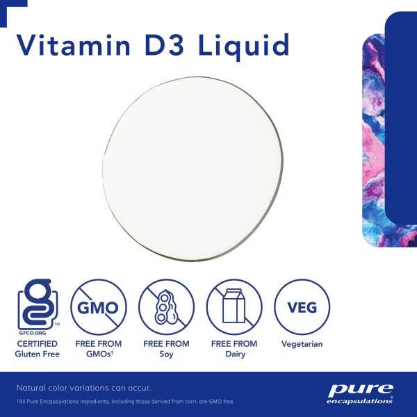 Vitamin D3 liquid 22.5 ml – Pure Encapsulations