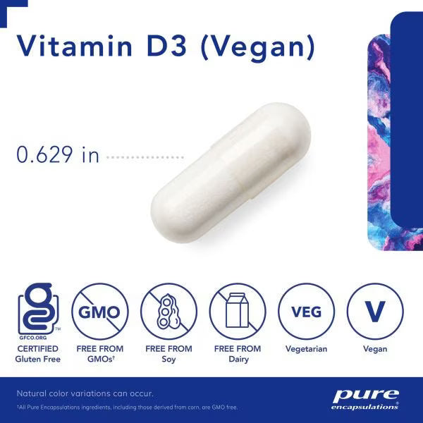 Vitamin D3 (vegan) – Pure Encapsulations