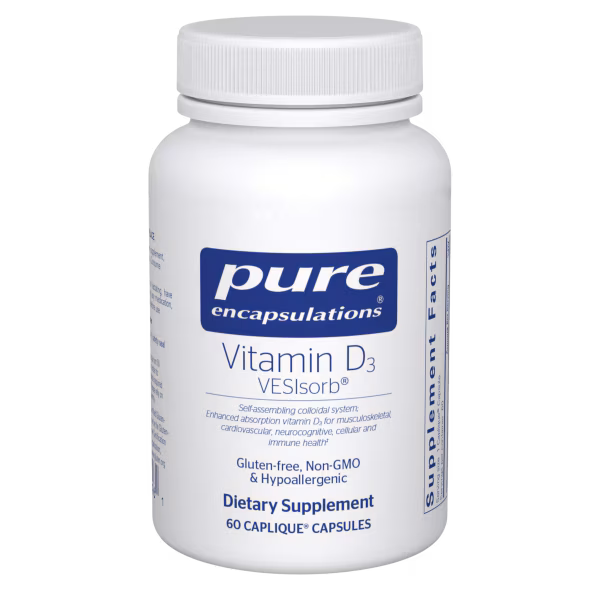 Vitamin D3 VESIsorb® 60's – Pure Encapsulations