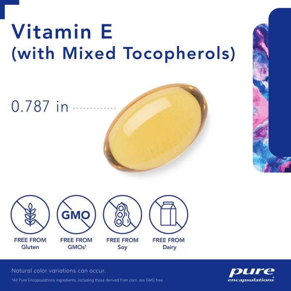 Vitamin E (with mixed tocopherols) – Pure Encapsulations