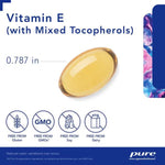 Vitamin E (with mixed tocopherols) – Pure Encapsulations