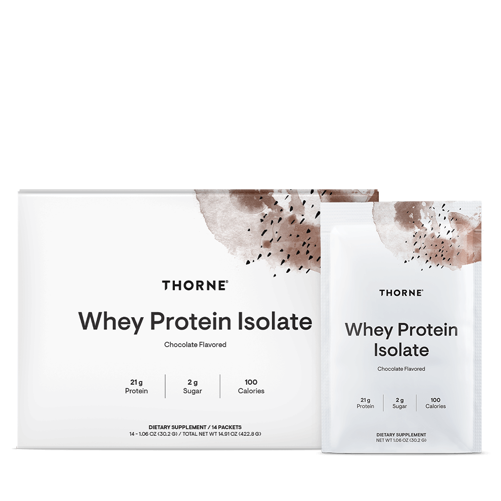 Whey Protein Isolate - Travel Packs - Chocolate – Thorne