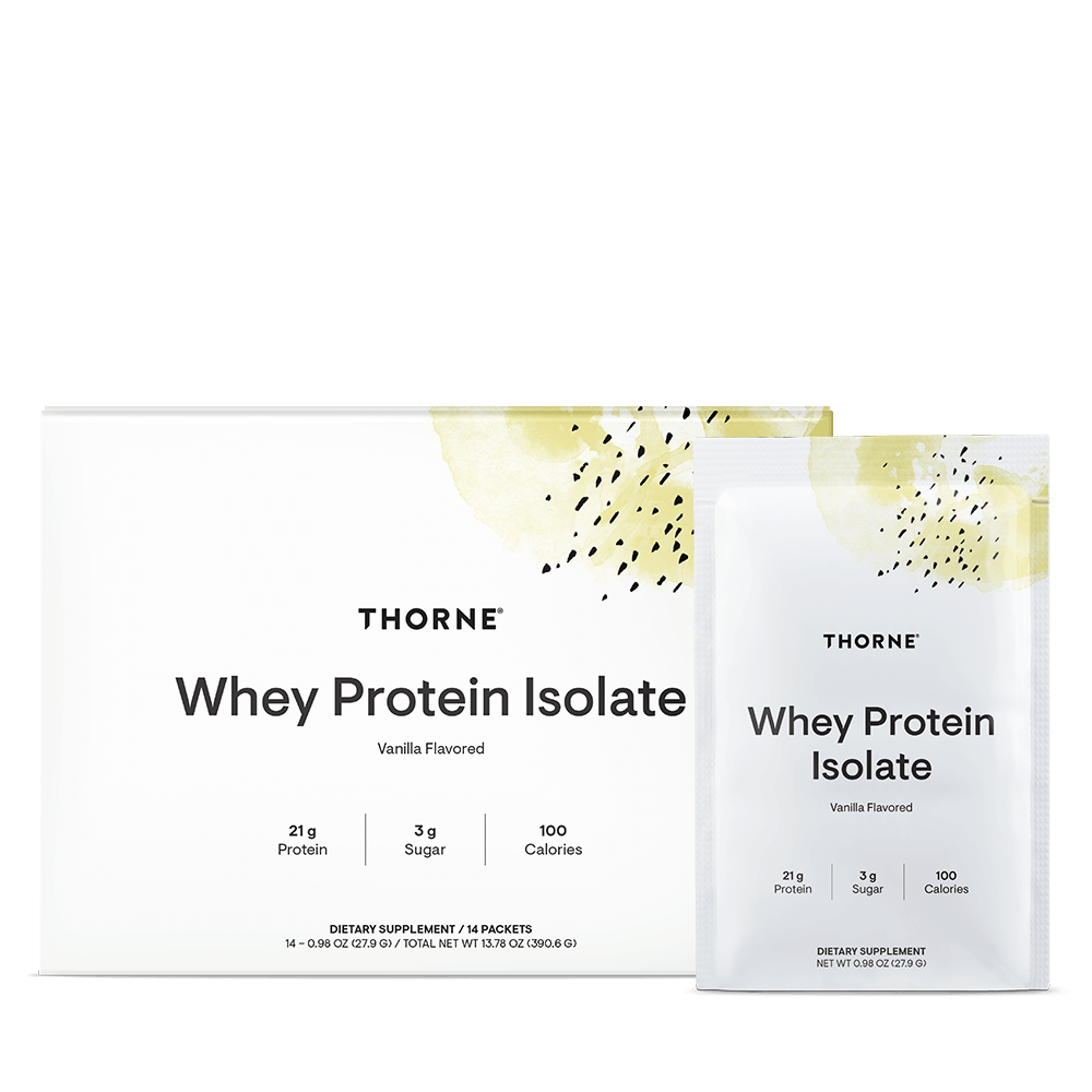 Whey Protein Isolate - Travel Packs - Vanilla – Thorne