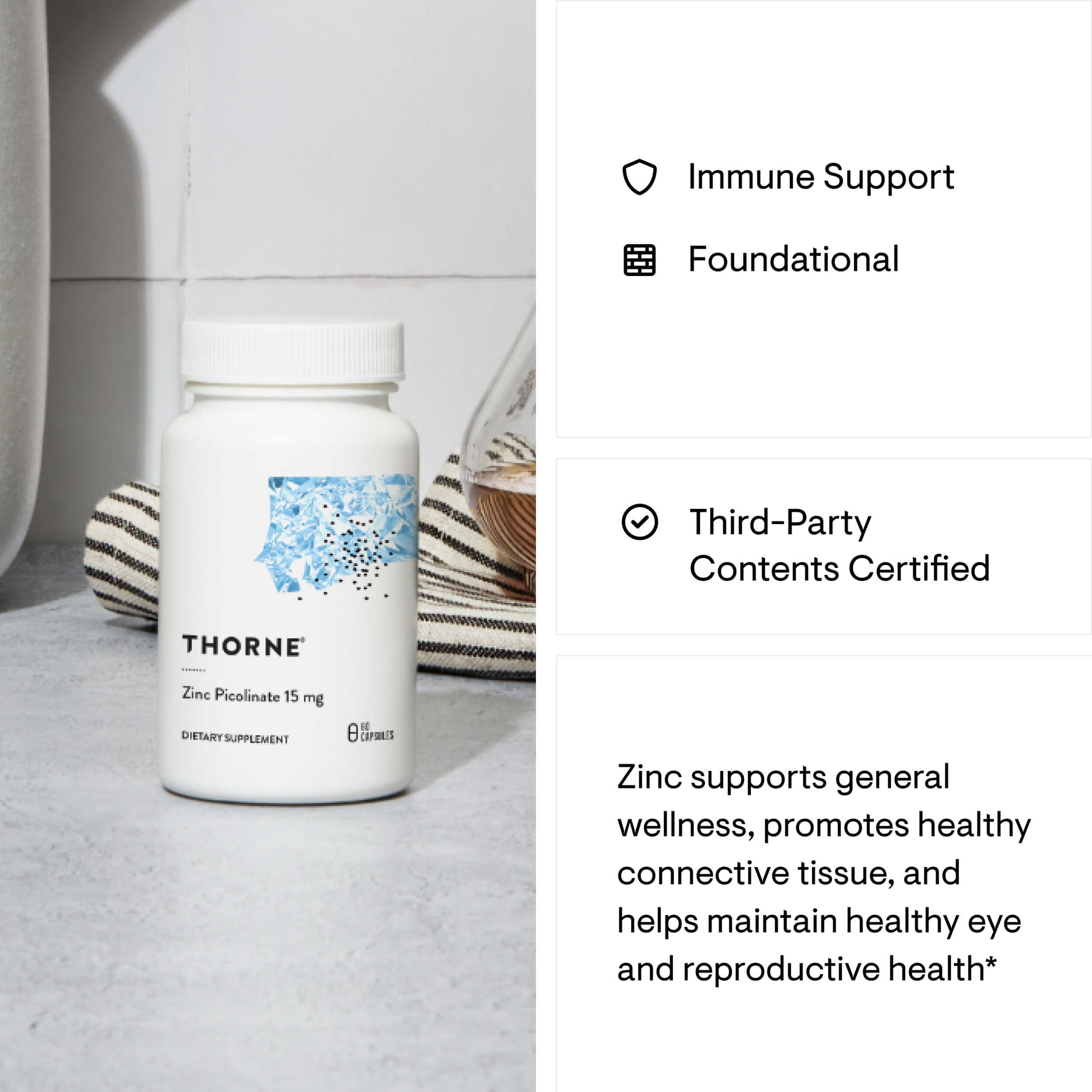 Zinc Picolinate 15 mg – Thorne