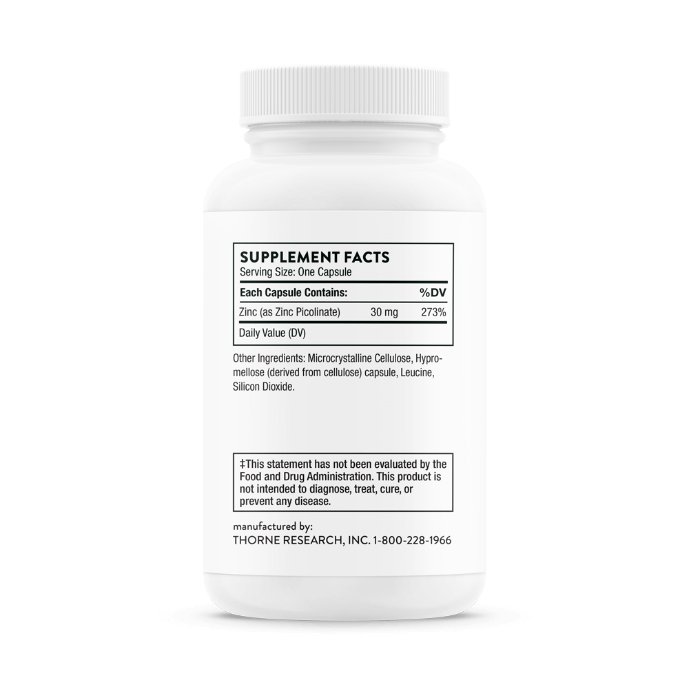 Zinc Picolinate 30 mg - NSF Certified for Sport – Thorne